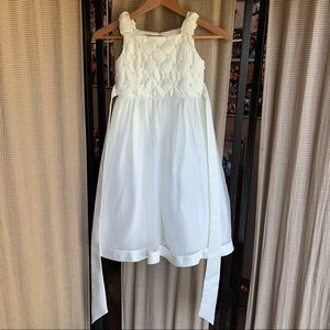 Flower Girl Cream Dress. Size 6x